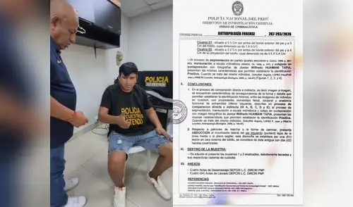 Positivo, conclusiones del informe pericial de antropología forense.