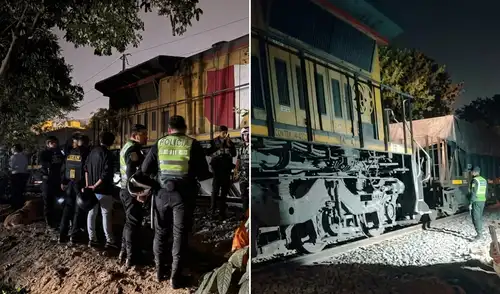Un sujeto fue arrollado por un tren en Santa Anita.