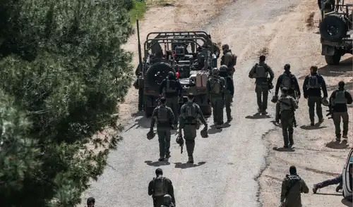 Ejército israelí en la frontera con Líbano. Foto: AFP