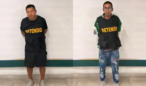 En un operativo de la DIRINCRI, se detuvo a dos presuntos miembros de bandas criminales. Uno usaba Yape para extorsionar a choferes, mientras que el otro enviaba mensajes de amenaza.