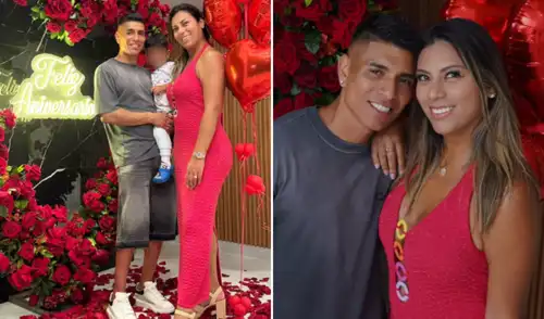 Paolo Hurtado y su esposa