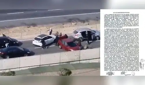 Acta de intervención policial sobre el oro de oro en la Costa Verde