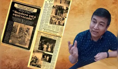 Luis Castro Gavelán, periodista peruano, en entrevista con La República. Foto: César Aquije Valdez.