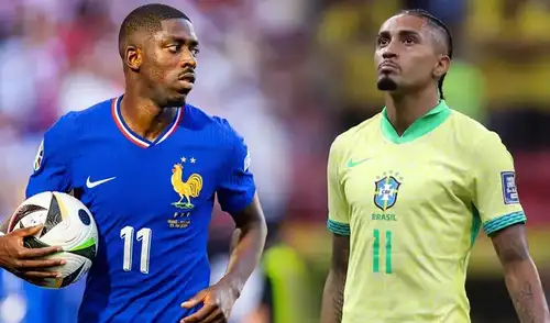 Francia y Brasil se perfilan como candidatos para ganar el próximo Mundial. Foto: composición LR/AFP Canal de TV para ver Brasil vs Francia