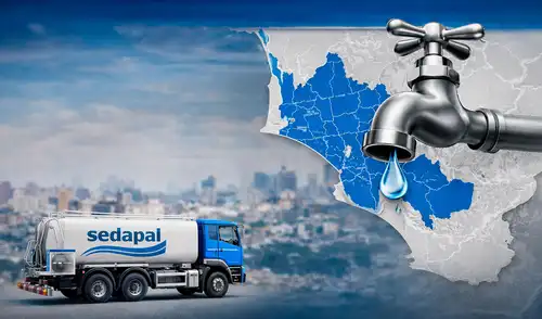 Sedapal anuncia corte de agua hasta por 15 horas en Lima Este.