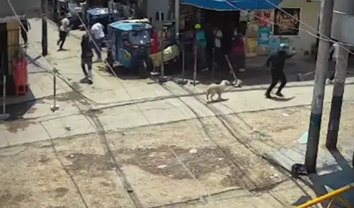 El incidente ocurrió a pocos metros de la Institución Educativa Ramón Castilla