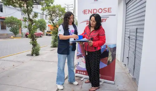 Las entregas se realizaron en los domicilios de las agraviadas, abarcando 10 distritos de Arequipa. Fuente: Difusión.