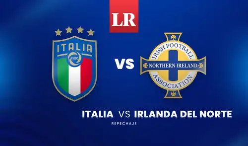 Italia e Irlanda del Norte se enfrentan por el repechaje al Mundial 2026. Foto: composición de Jazmin Ceras/GLR