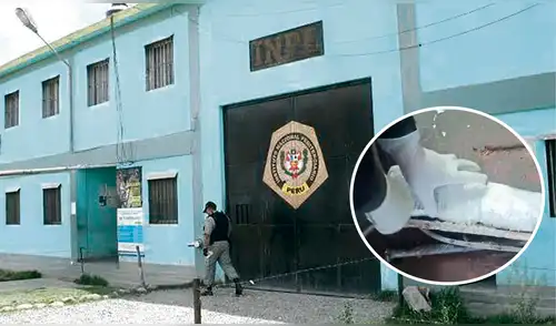 La droga fue hallada en una de las tuberías de los pabellones del recinto penitenciario. Foto: Composición LR / Cortesía La droga fue hallada en una de las tuberías de los pabellones del recinto penitenciario. Foto: Composición LR / Cortesía