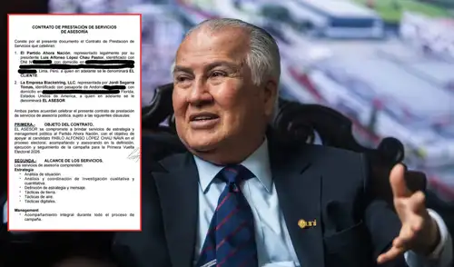 Alfonso López-Chau, candidato presidencial por Ahora Nación.