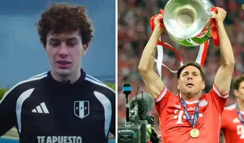 Gruber habló sobre su admiración por Claudio Pizarro en Bundesliga. Foto: Lr/FPF Gruber habló sobre su admiración por Claudio Pizarro en Bundesliga.