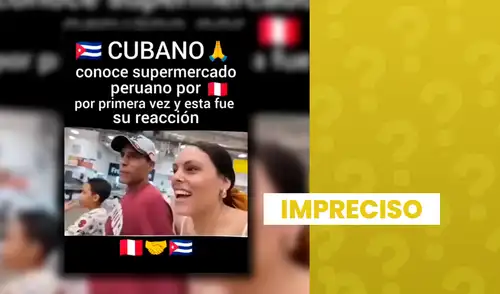 Video de ciudadano cubano emocionado por conocer un supermercado por primera vez fue grabado en República Dominicana, no en Perú