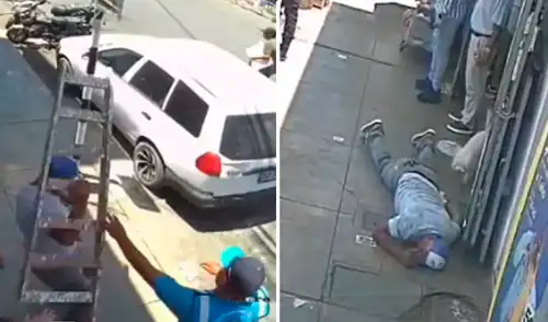 El hombre fue dado de alta luego de haber sido atendido en el Hospital San Juan Bautista