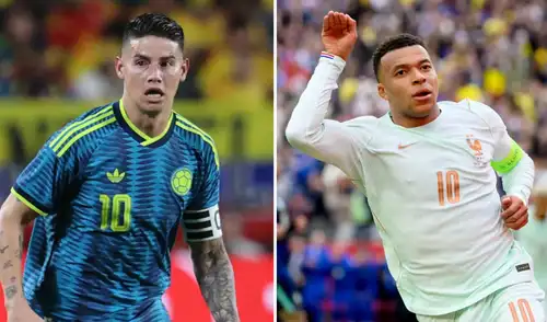 James Rodríguez y Kylian Mbappé estarán presentes en este duelo. Foto: composición LR