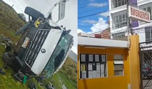 Vehículo volcó en la carretera de Puno y provocó una tragedia con dos víctimas mortales y ocho heridos.