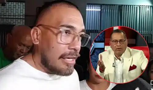 Álvaro Paz de la Barra, candidato presidencial por el partido Fe en el Perú, exige disculpas públicas a Phillip Butters.