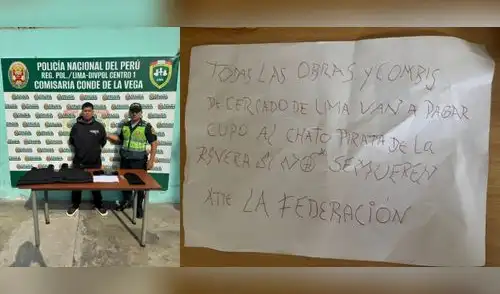 Integrante de banda criminal La Federación cayó en el Cercado de Lima.