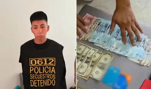 Detienen a alias el 'Menor', presunto cabecilla de una banda de extorsion a transportistas en SJL Detienen a alias el 'Menor', presunto cabecilla de una banda de extorsion a transportistas en SJL