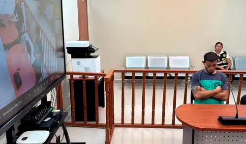 Giancarlo Hernández Chinchay, de 25 años, fue capturado in fraganti. Fuente: Difusión.