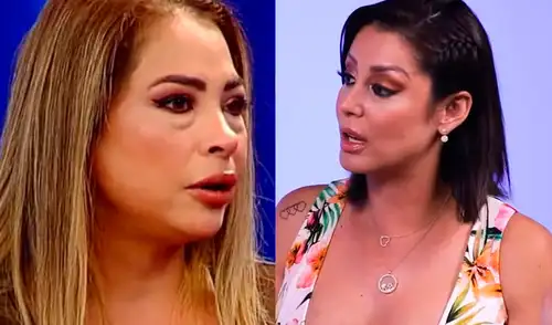 Melanie Martínez enfrentada a Karla Tarazona. Foto: Composición LR/Captura/YouTube Melanie Martínez enfrentada a Karla Tarazona.