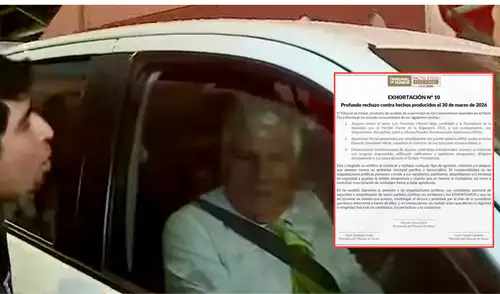 Tribunal de Honor rechaza agresión contra Fernando Olivera, candidato por el partido Frente de la Esperanza.