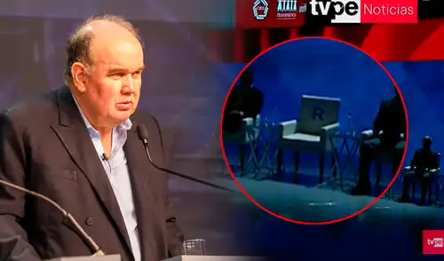 Rafael López volvió a llegar tarde al debate presidencial