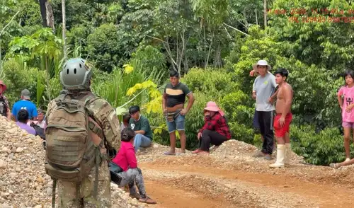 Un operativo conjunto en Madre de Dios destruyó 49 dragas y 32 campamentos rústicos, combatiente la minería ilegal en la Reserva Nacional de Tambopata.