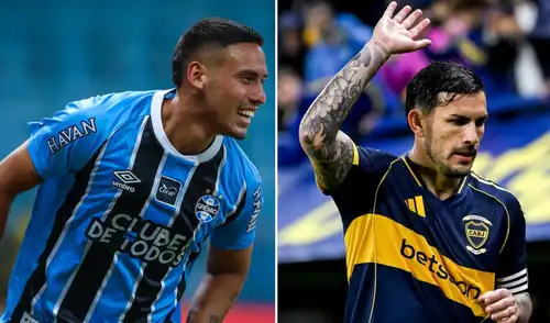 Gremio y Boca Juniors verán acción este jueves 2 de abril. Foto: Gremio/Boca Jrs/composición LR