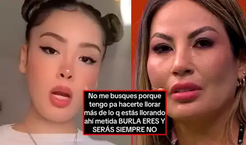 Sofía Delgado, expareja de Paul Michael, no se quedó callada y arremetió contra Pamela López. Foto: Composición LR/Captura/YouTube Sofía Delgado, expareja de Paul Michael, no se quedó callada y arremetió contra Pamela López.