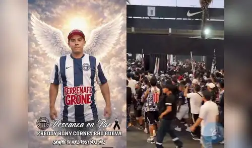 Freddy Rony Cornetero era un hincha apasionado de Alianza Lima. Freddy Rony Cornetero era un hincha apasionado de Alianza Lima.