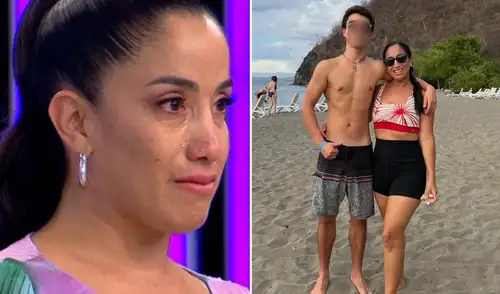 Nelly Rossinelli y su hijo