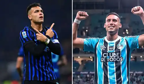 Inter de Milán y Gremio juegan este domingo 5 de abril en sus ligas. Foto: Serie A/Brasileirao/composición LR