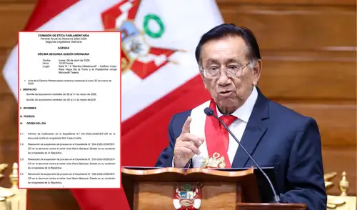 Durante la sesión de la Comisión de Ética se definirá si se suspenden las denuncias contra José María Balcázar.