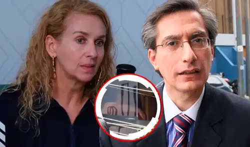 Federico Salazar fue ampayado con Erika Manrique en la casa de ella. Foto: Composición LR/Captura/YouTube Federico Salazar fue ampayado con Erika Manrique en la casa de ella.