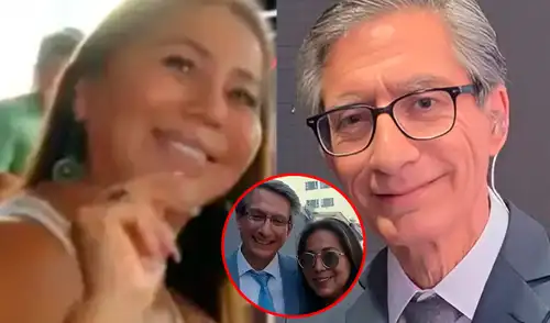 Federico Salazar fue ampayado con Erika Manrique en su casa.