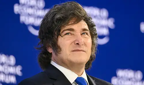 El New York Times vinculó a Javier Milei en el caso de la criptomoneda $Libra. Foto: AFP