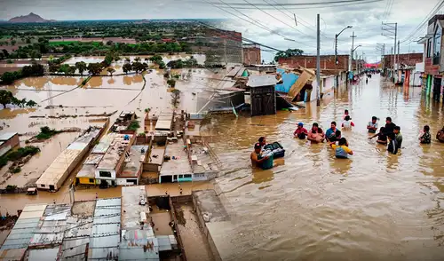 Recursos del INDECI destinados a financiar intervenciones por lluvias intensas.