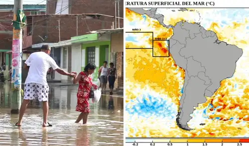 El fenómeno El Niño se caracteriza por generar lluvias y olas de calor más intensas.