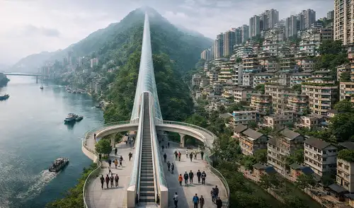 La Escalera de la Diosa, la obra chinaque desafía a la ingeniería, fue inaugurada en marzo de 2026.