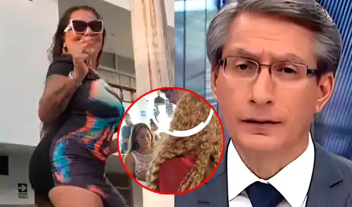 Federico Salazar fue ampayado en la casa de Erika Manrique y ambos se mostraron cercanos. Foto: Composición LR/Captura/YouTube Federico Salazar fue ampayado en la casa de Erika Manrique y ambos se mostraron cercanos.
