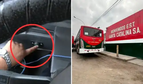 Con su propio dinero: buses de la empresa Santa Catalina ahora cuentan con cámaras y botón de pánico ante ola de inseguridad