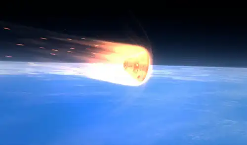 La nave espacial Orión deberá atravesar la atmósfera terrestre. Foto: NASA