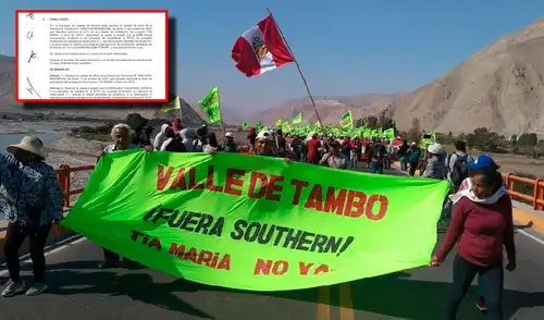 Tía María deberá pasar por una nueva evaluación tras la anulación de su permiso de explotación. Tía María deberá pasar por una nueva evaluación tras la anulación de su permiso de explotación.