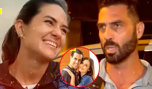 María Pía Vallejos ya había mostrado todo su aprecio y cariño por Gustavo Salcedo. Foto: Composición LR/Captura/YouTube María Pía Vallejos ya había mostrado todo su aprecio y cariño por Gustavo Salcedo.