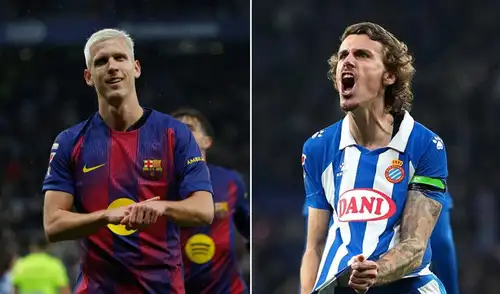 Barcelona y Espanyol se enfrentan por LaLiga de España. Foto: LaLiga/composición LR