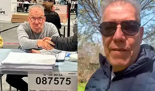 Raúl Romero aprovechó para tomarse fotos con sus seguidores durante las Elecciones 2026. Foto: Composición LR/Captura/Instagram Raúl Romero aprovechó para tomarse fotos con sus seguidores durante las Elecciones 2026.