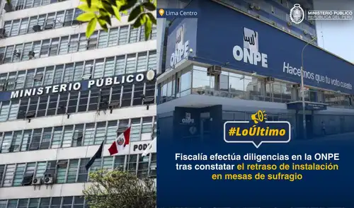 Las diligencias fueron anunciadas por las cuentas oficiales del Ministerio Público. Foto: Composición/LR