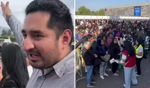 Ciudadanos peruanos en Chile indignados por falta de personal de la ONPE Perú.