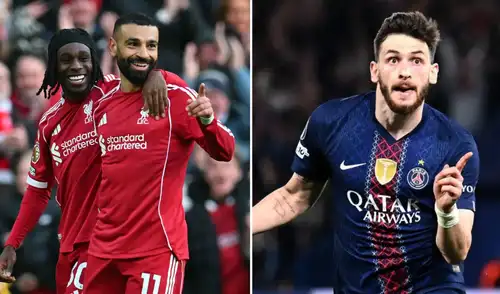 Liverpool y PSG se enfrentan en la vuelta por los cuartos de final de Champions League. Foto: Premier League/Ligue 1/composición LR Liverpool y PSG se enfrentan en la vuelta por los cuartos de final de Champions League. Foto: Premier League/Ligue 1/composición LR