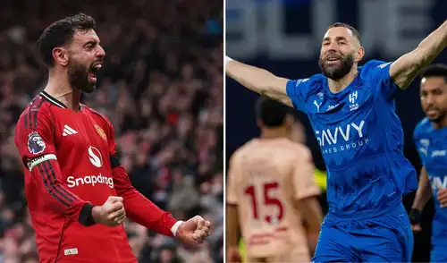 Manchester United y Al-Hilal juega este lunes 13 de abril en sus respectivos torneos. Foto: Premier League/AFC/composición LR